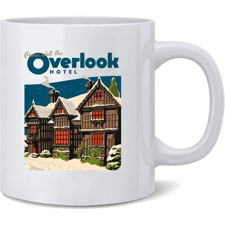

Come Visit The Overlook Hotel Vintage Travel Ceramic Coffee Mug Tea Cup Fun Novelty Gift 12 oz