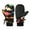 Black-L, variant on Windproof Kids Ski Gloves Thermal Fleece Lined Ice Skating Mittens Cartoon Mitts for Boys Girls 6 Months to 8 Years