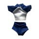 thumbnail image 1 of Conjunto de ropa elegante para figuras de acción a escala 1/12: camisa de manga corta y accesorios. Azul, 1 of 9