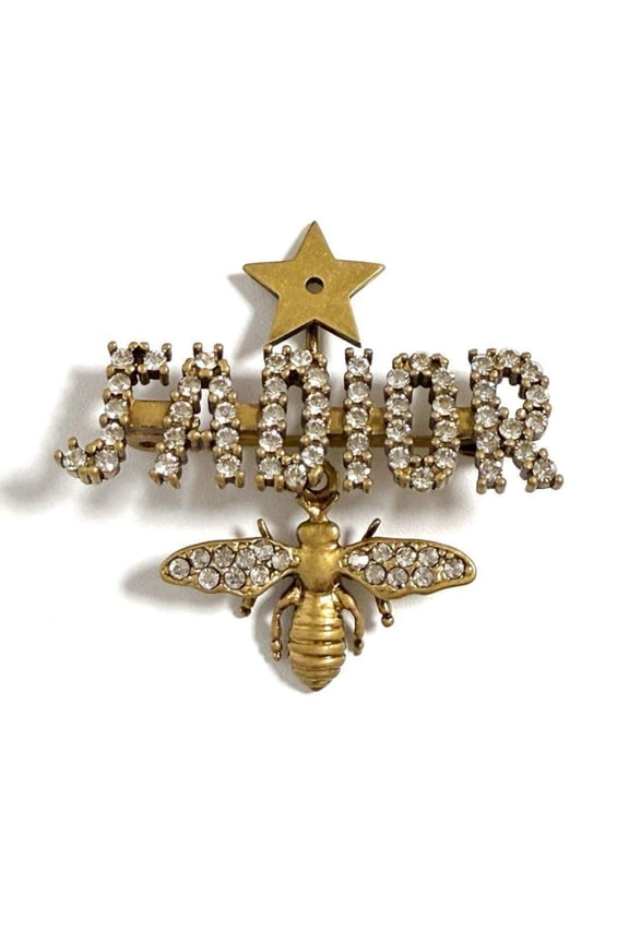 Pre-Owned Christian Dior Dior Women's Pin Brooch Badge Bee J'Adior