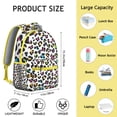 thumbnail image 6 of Geometric Shapes Texture Backpack Perfect Gift Idea - Modern Laptop Bookbag for School, College, Work or Travel, Durable Daypack with Multiple Pockets for Storage, 6 of 6