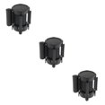 thumbnail image 1 of maskred Versatile Retractable Stanchion Queue Barrier for Effective Crowd Management Black 3meters 3Set, 1 of 6