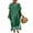 001 Green, variant on Plus Size Swimsuit Cover Up for Women Vintage Print Bathing Suit Cover Ups Casual Boho Kaftan Swimwear Beach Coverup Shermie
