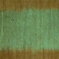 thumbnail image 1 of Ahgly Company Machine Washable Indoor Square Abstract Turquoise Blue Modern Area Rugs, 5' Square, 1 of 4