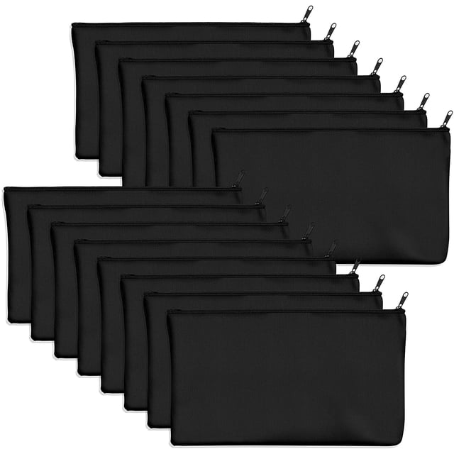 Paquete de 15 bolsas artesanales de algodón MACHAO bolsa de maquillaje con cremallera blanco 21 x 12 cm