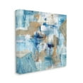 thumbnail image 3 of Stupell Industries Layered Blue Brown Shapes Blocked Abstract Pattern Painting Gallery Wrapped Canvas Print Wall Art, Design by Stella Chang, 3 of 7