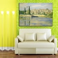 thumbnail image 3 of Claude Monet Canvas Wall Art Monet Saint Denis Framed Painting For Bedroom Livingroom Office, 3 of 6