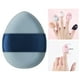 thumbnail image 4 of 2 Esponjas De Maquillaje Para La Punta De Los Dedos, , Suave Para El Cuerpo, Corrector, Herramienta Mineral, Azul 2 piezas Yuyangstore hojaldre triangular, 4 of 8