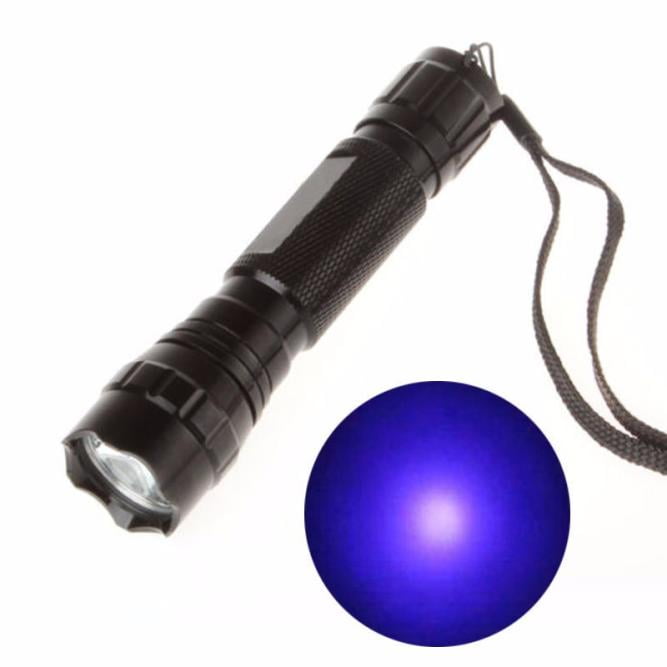 UV WF-501B LED 365NM Ultra Violet Blacklight Flashlight Torch 18650 Lig_ju 