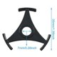 thumbnail image 2 of 6PCS Black 7 Inch 45 RPM ABS Vinyl Record Centre-Hole Adapter for Turntables Record, 2 of 5