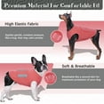 thumbnail image 7 of Kuoser Dog Anxiety Vest, Soft and Reflective Calming Shirt for Dogs, Breathable Pet Anxiety Jacket Wrap for Fireworks, Thunderstorms, Separation, Travel, Pink, Small, 7 of 7