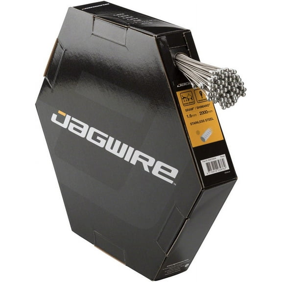 Jagwire Brake Cable Basics 1.6x2000mm Stainless SRAM/Shimano Road Box of 100