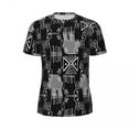 thumbnail image 4 of T Shirt For Men Cartoon Elephant Abstract Animal Design Hip Hop Gym T-Shirts Short Sleeve Fast Dry T, 4 of 7