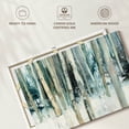 thumbnail image 6 of Elephant Stock Winter Woods Iii Wall Art - Horizontal Canvas Wall Art - Living Room Wall Decor - Abstract Canvas - White And Teal Decor By Julia Purinton - 39" x 26", 6 of 8