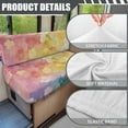 thumbnail image 6 of FOR U DESIGNS Colorful Flower Pattern 2 Pcs RV Dinette Cushion Covers Washable Camper Cushion Slipcover Stretch Camper Seat Covers Dinette Booth Sofa Slipover for Travel Trailer Couch, 6 of 7