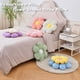 thumbnail image 4 of Vdoioe Almohada De Flores Almohada En Forma De Flor Cojín Para Asientos Flor Azul Almohada De Felpa Cojines De Piso Cojines De Asiento Decorativos Para El Hogar, 4 of 5