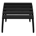 thumbnail image 3 of WestinTrends Outdoor Ottoman, Patio Adirondack Ottoman Foot Rest, All Weather Poly Lumber Folding Foot Stool for Adirondack Chair, Widely Used for Outside Porch Pool Lawn Backyard, Black, 3 of 16