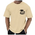 thumbnail image 3 of toraway Graphic T-Shirts for Teens Men's Coconut Tree Print T Shirt XXXL, 3 of 4