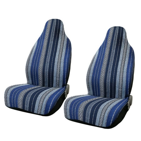 2pcs Universal Durable Blue Baja Blanket Bucket Auto Front Seat
