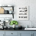 thumbnail image 3 of Stupell Industries Drinking Humor Judge with One Sip Wine Text Canvas Wall Art Design by Daphne Polselli, 24" x 30", 3 of 6