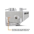 thumbnail image 4 of Mishimoto Radiator Overflow Tank MMRT-MUS-24P 8.13 Inch Width x 7.97 Inch Height; 0.31 Gallon Fluid Capacity; Polished; Aluminum; With Overflow Hose, 4 of 6