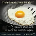 thumbnail image 3 of Anolon X Hybrid Nonstick Induction Frying Pans/Skillet Set, 10 Inch and 12 Inch, Dark Gray 10 Inch & 12 Inch, 3 of 9