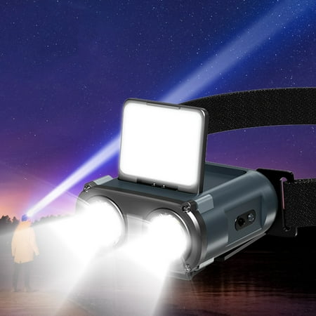 

Seasonal Savings Induction Night Fishing Headlamp Rechargeable Long Life Hat Clip Light Night Lights for Kids Gray Akmoler