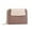 Brown_001, variant on Ladies wallets Solid Color Bag Zipper Purse Multiple Card Slots Clutch Bag Wallets for women Small Brown One Size