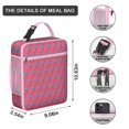 thumbnail image 3 of Tropical Bird Insulated Lunch Bag Box Teen Reusable Lunch Bag Water-Resistant Lunch Tote Portable Bag Office Beach, 3 of 6