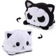 thumbnail image 1 of (Esqueleto negro/blanco) Juguete de peluche reversible para bebés, niños, niñas y niños, 1 of 5