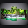 thumbnail image 3 of de La Impresión de La Cascada de Las Pinturas de Las Ilustraciones de La Pared de La Lona de 5 Paneles Fijó 30 * 60 / 80cm Sunnimix Pintura de la pared, 3 of 7