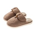 thumbnail image 2 of Zapatillas de algodón de alta calidad para mujeres en otoño e invierno, nuevas parejas de estilo, zapatillas de felpa para hombres de interior simples y de moda para uso doméstico, 2 of 5