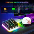 thumbnail image 4 of YUOY Base de Carga para Nintendo Switch Joy-Con con Iluminación RGB, Estación de Carga Rápida 4 en 1, Blanco, 4 of 6