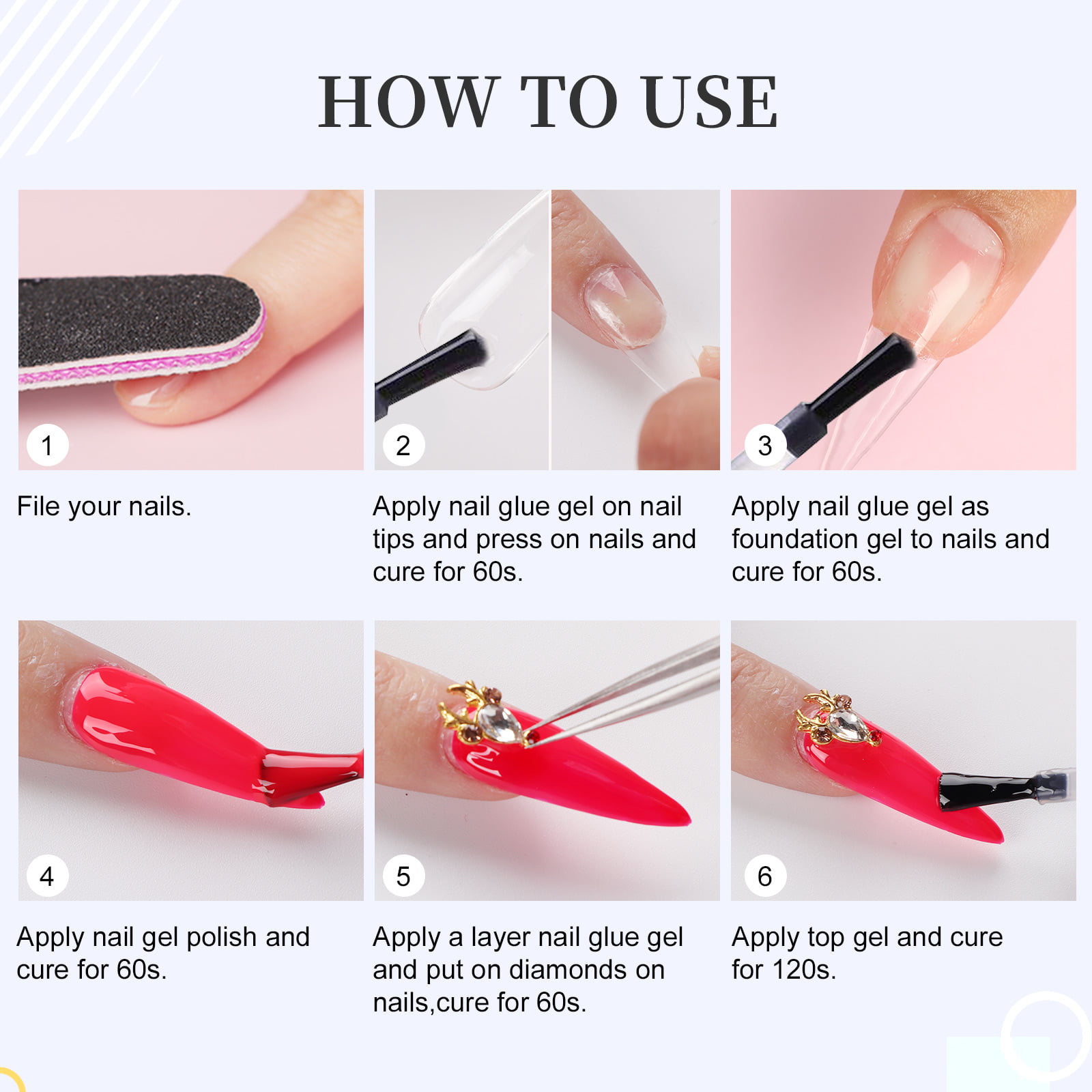 📏 APPLYING NAIL TIPS & CLEAR ACRYLIC BASE 💦 + USING AN E-FILE TO BLEND IN  NAIL TIPS