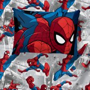 Jay Franco Burst Full 5-Piece, Spider-Man Blue Comforter Bedding Sets, Full
