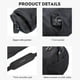 thumbnail image 2 of Bolsa de gimnasio SYCNB, pequeña, negra, impermeable, de nailon para hombre y mujer, 2 of 7