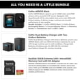 thumbnail image 2 of GoPro Hero 13 Action Camera Bundle, 27MP Waterproof Camera with 128GB Memory Card & Dual Enduro Batteries, Black, 2 of 5