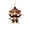 D, variant on Christmas Hanging Decoration Monkey Ornament with Rope Loop Xmas Tree Pendant for Party Table Holiday Branches Parcel Wrapping