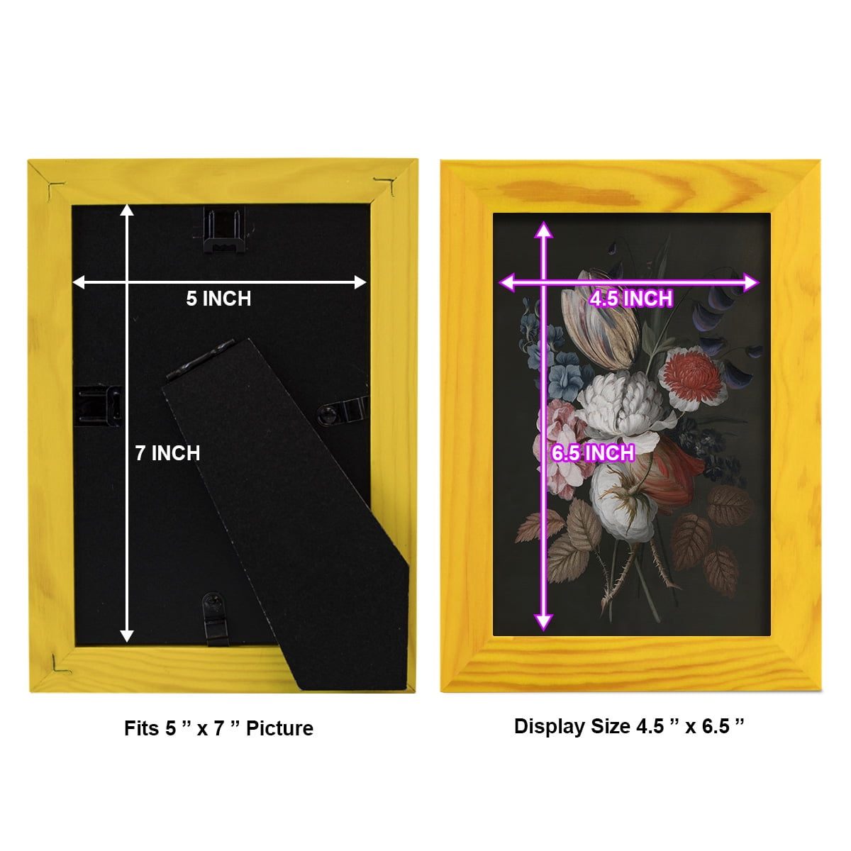 Dramatic Bouquet I -Framed Print w/glass-Sunflower Yellow