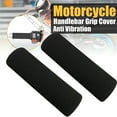 thumbnail image 5 of Motorcycle Foam Anti-Vibration Comfort Handlebar Grip Cover For Honda BMW 2PCS, 5 of 5