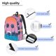 thumbnail image 3 of Balery Beach with Palm Trees Mochila Clásica Impresa Básica para Viaje, Mochila Escolar Resistente al Agua, Mochila de Lona con Correas Ajustables-Small, 3 of 5