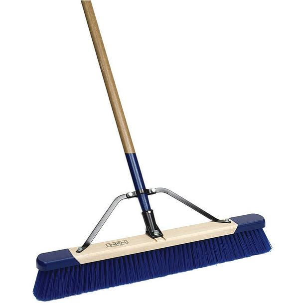 Harper 60" Push Broom, Blue