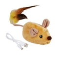 thumbnail image 4 of Tachiuwa Automatic Moving Mouse Cat Mice Toy Squeaky Cat Toy Dogs Interactive Cat Toy Yellow, 4 of 9