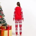 thumbnail image 6 of Christmas Matching Family Pajamas Sets Polar Bear Print Red Tops and Pants Sleepwear 2Pcs Sets, 6 of 8
