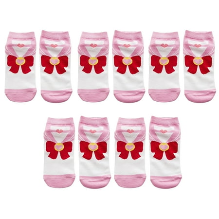 

5 Pairs Thin Casual Invisibles Socks Non-Slip