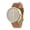 10044-TAN, variant on Unisex Geneva Stainless Steel Back Wood-Look Dial Beige Faux Leather Strap Watch