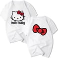 thumbnail image 3 of Hello Kitty, nueva Camiseta deportiva informal de manga corta con estampado de dibujos animados para primavera y verano para niños y niñas, camisetas grandes para niños, 3 of 5