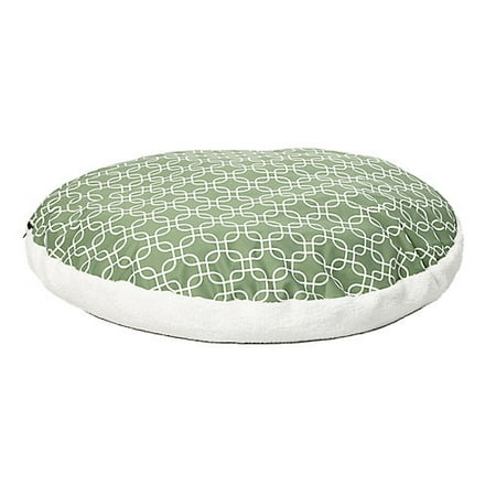 - Quiet Time Teflon Green Round Dog Bed 48in