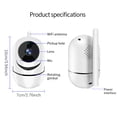 thumbnail image 3 of Cámara IP HD Inalámbrica 2.4G&5G, Compatible con Alexa y Google Home, 3 of 3