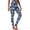 Blue Shark Coral, variant on Women Yoga Leggings Workout Pants, Camo Print, XS, 4 Way Stretch Leggings for Women Non Seen Through Athletic Sweatpants, Casual Running Leggings Squat-Proof Pants